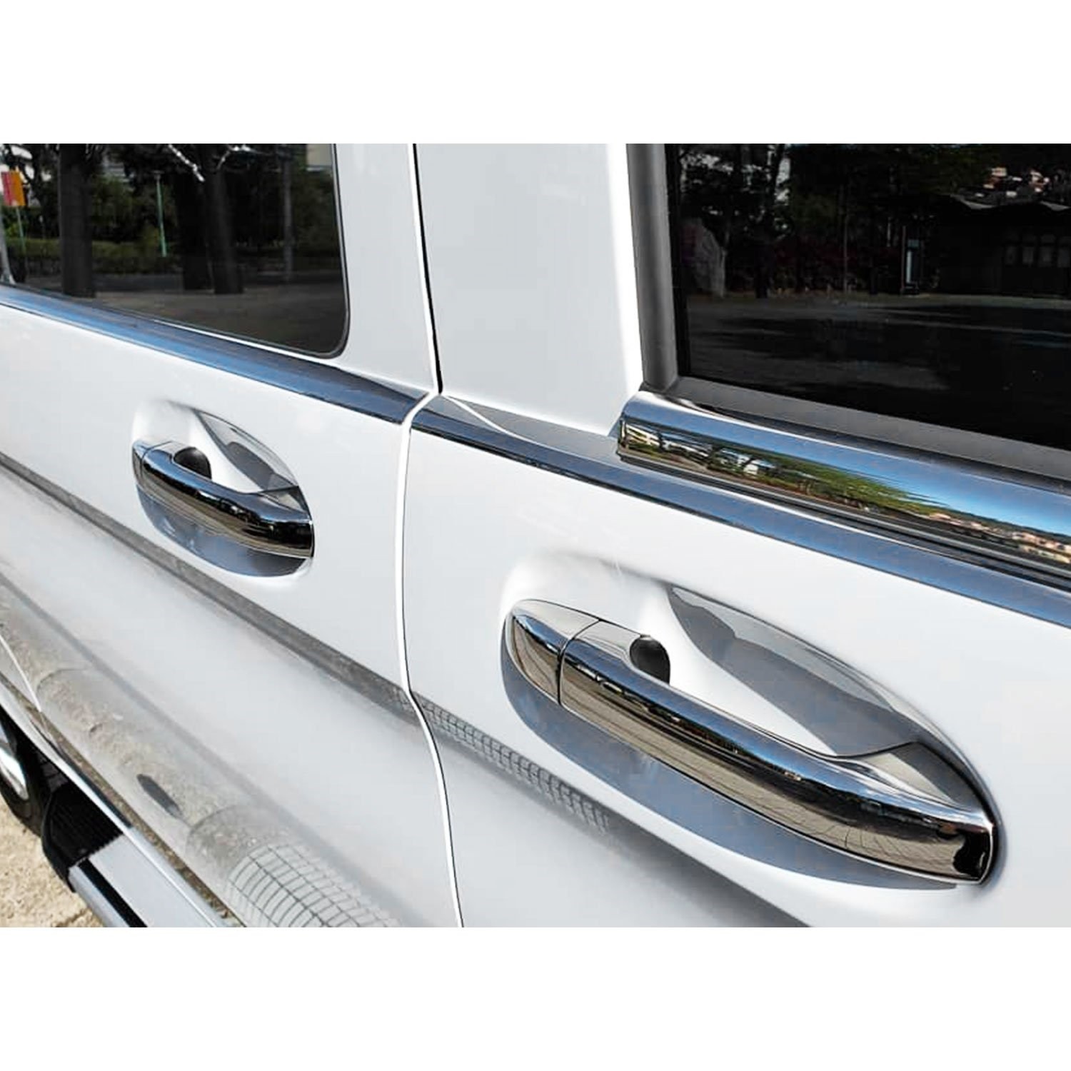 Fits Mercedes Metris 2016-2021 Chrome Door Handle Cover Stainless Steel 4 Door